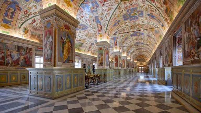 1587. Biblioteca Vaticana en Roma. De Domenico Fontana. (Imagen, <u>digitavaticana.org)</u>