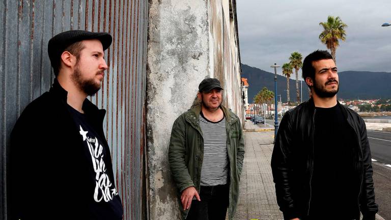 Integrantes de la banda pobrense Os Bar Ban Sónicos, que acturá en el festival A Trastenda. Foto: Os Bar Ban Sónicos
