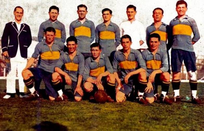 Boca Juniors de gira por Galicia en 1925.