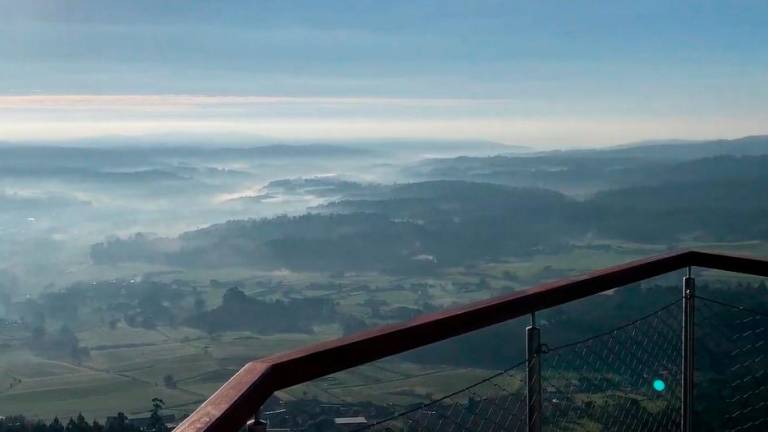 Vistas dende O Picoto de Rial, de onde procede a auga que abastece a meirande parte da poboación dubresa. Foto: MG