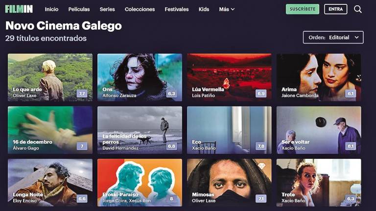 Ciclo de Novo Cinema Galego incluido en el catálogo de Filmin