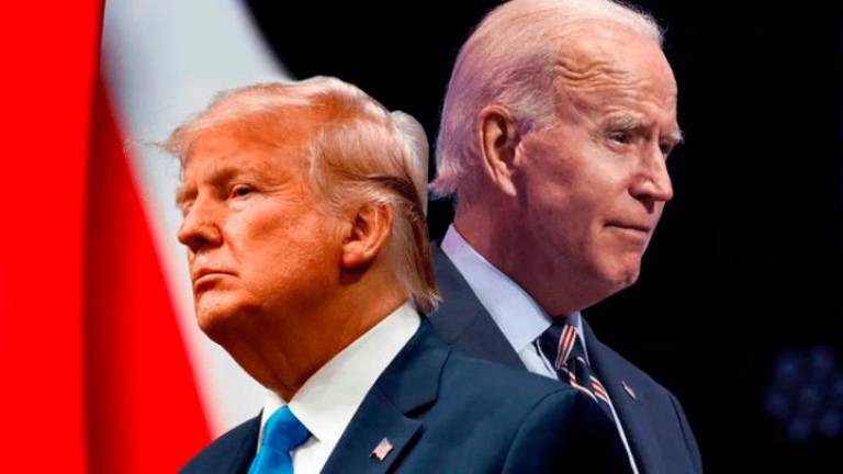frente a frente. Trump estaría más cerca de perder la Casa Blanca ante el demócrata Joe Biden. Foto: AFP