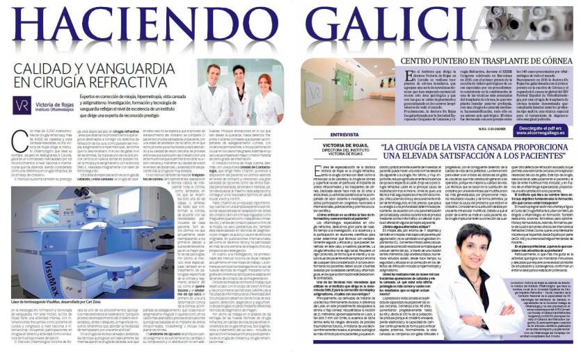 VICTORIA DE ROJAS INSTITUTO OFTALMOLÓGICO. Calidad y vanguardia en cirugía refractiva