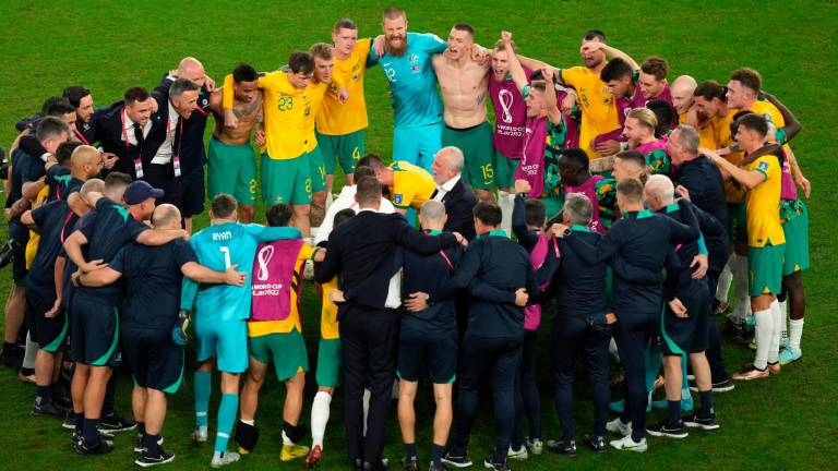 Celebración de la selección australiana. Foto: Europa Press