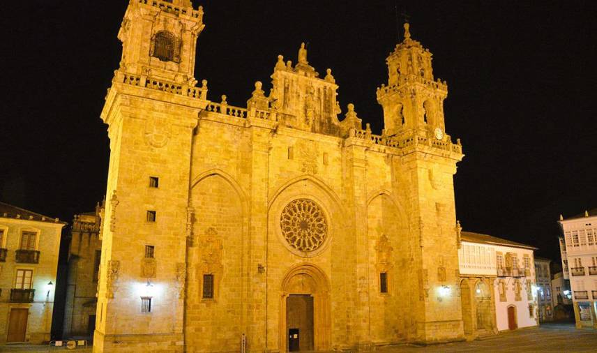 Catedral de Mondoñedo, donde ejerció Almeida entre 1772-1775. Foto: ECG