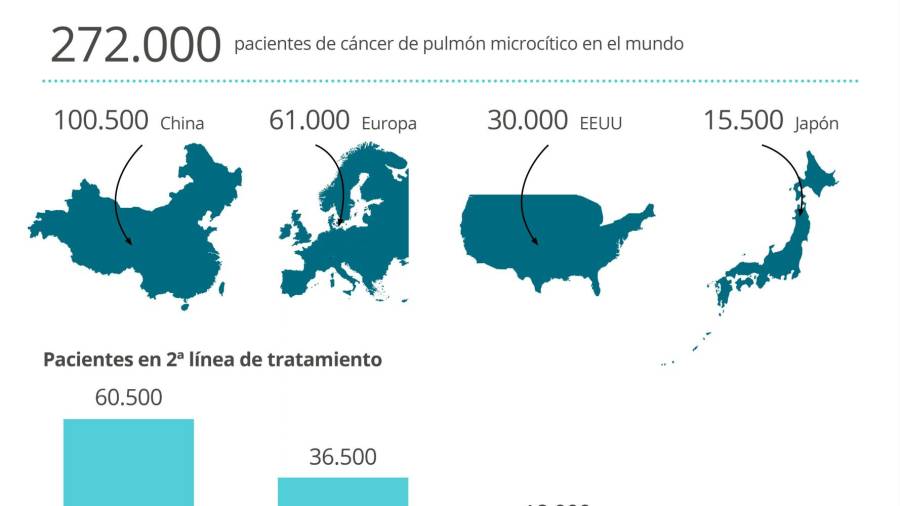Datos sobre la incidencia mundial del cáncer del cáncer de pulmón microcítico