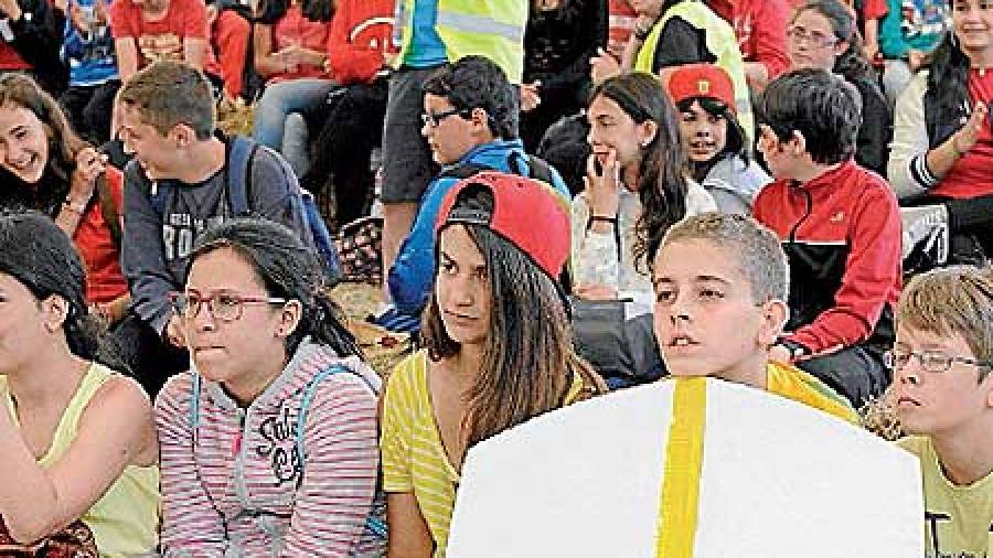 O reino do 'Dragal' chega ao Pico Sacro con 232 escolares