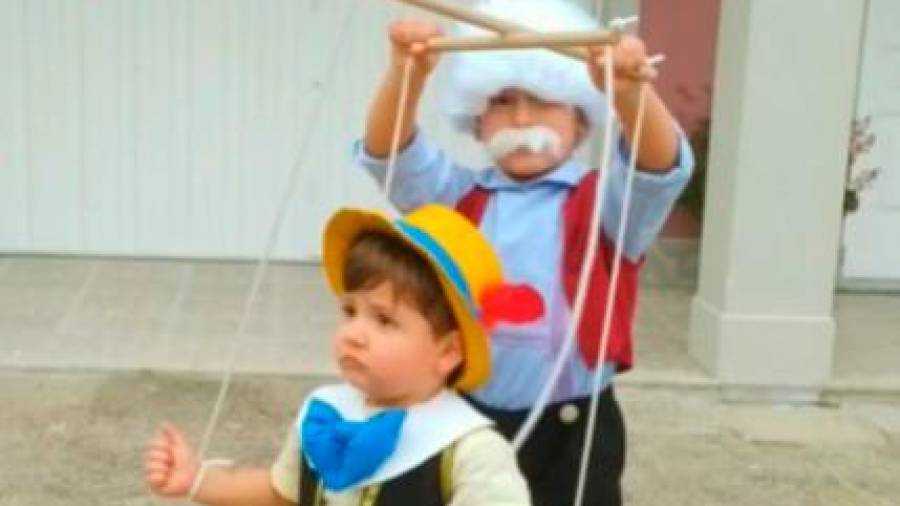 INFANTIL. Gepetto e Pinocho gañou en infantil. Foto: C.de B.