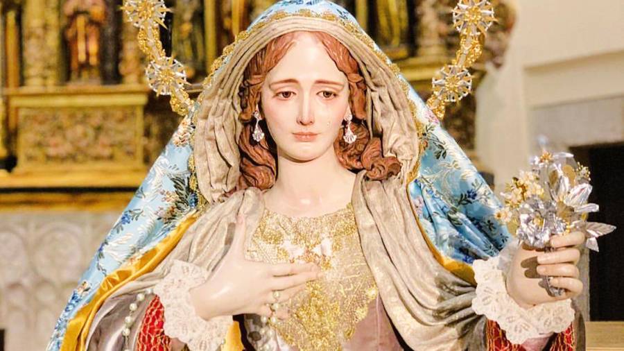Virgen del Alba, de J. B. Jiménez. Pascua de Tarancón, Cuenca. Foto: A. P.