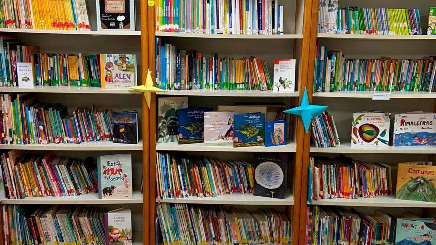 Sección infantil da biblioteca boqueixanesa. Foto: C. Boqueixón