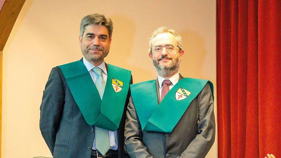 Los Becarios de Honor Juan Gestal y Fernando Ponte