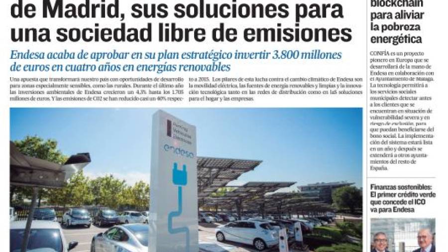 Endesa presenta, en la COP25 de Madrid, sus soluciones para una sociedad libre de emisiones
