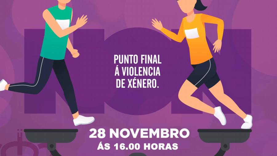 Cartel da Andaina Solidaria pola Igualdade en O Pino