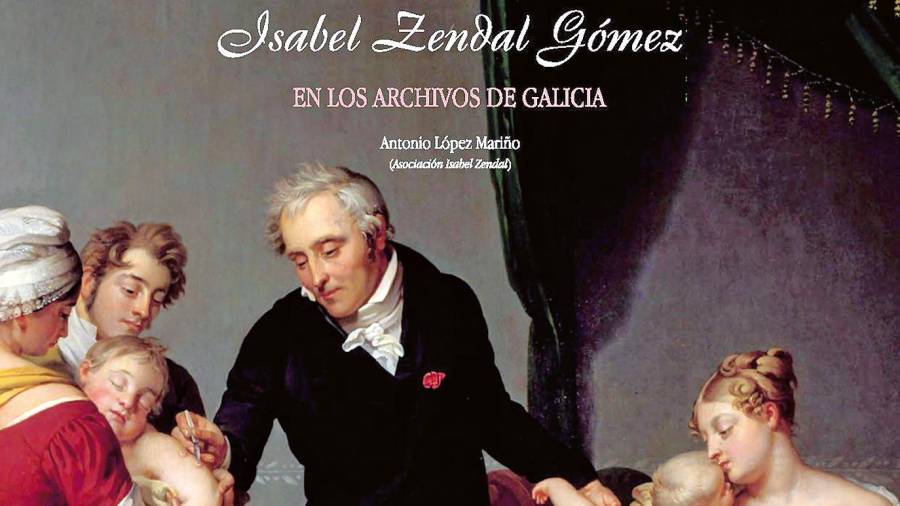 Investigación sobre Isabel Zendal Gómez basada en los archivos de Galicia. Foto: Antonio López Mariño.