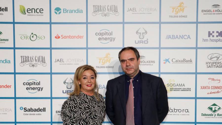 Maribel Penido acompañada de Daniel Hermosilla, CEO del Grupo Rodiñas