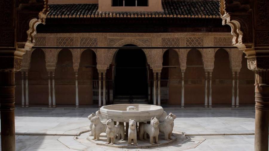 Patio de los Leones de la Alhambra FOTO: E.P.