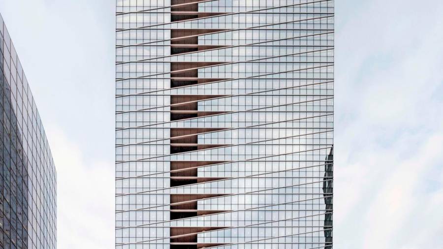 Edificio construído en París con la participación de la empresa Glassolutions, de Lalín, que aportó vidrio de seguridad y aislamiento acústico