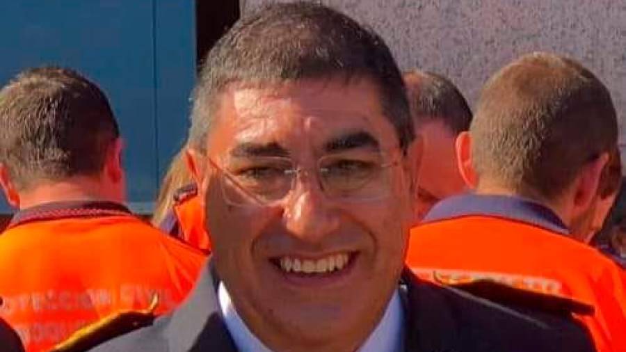 Ramón Pérez Barrientos, coordinador y responsable de Protección Civil de Muxía. Foto: P. C. M.