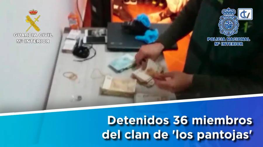Detenidos 36 miembros del clan de 'los pantojas' e incautadas más de cuatro toneladas de hachís en Algeciras