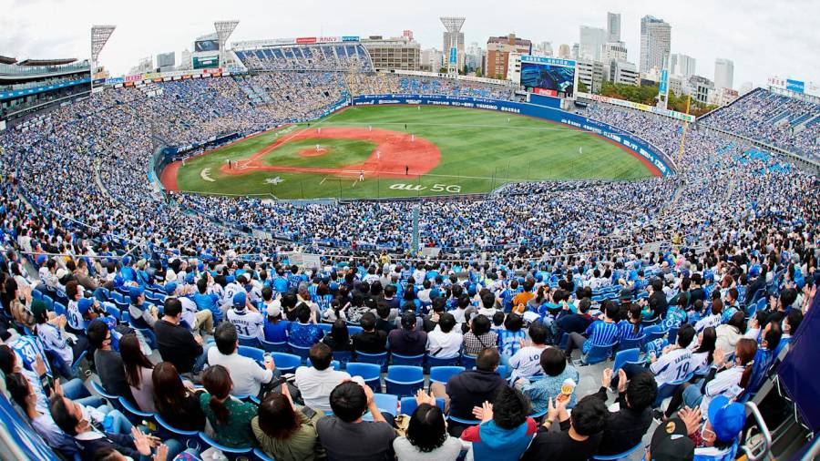 El estadio de Yokohama se llenó con más de 30 000 espectadores en un ensayo para los Juegos. Foto: COI