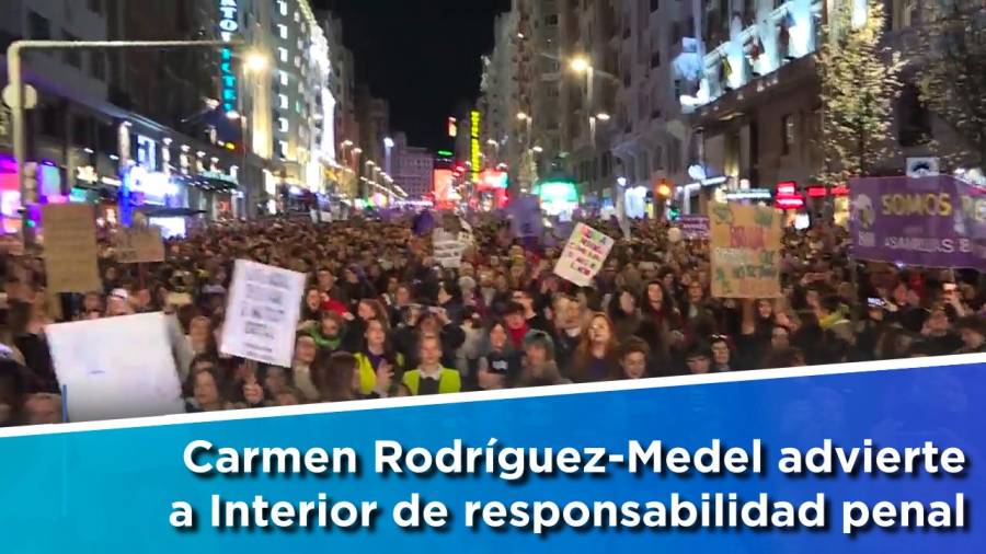 Carmen Rodríguez-Medel advierte a Interior de responsabilidad penal si no se respeta el deber de reserva de la Guardia Civil
