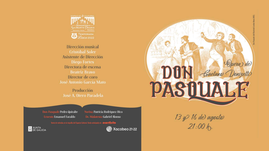 ‘Don Pasquale’ volverá a representarse este martes en San Martín Pinario