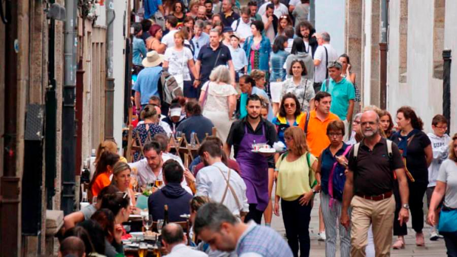 El INE confirma la recuperación del turismo gallego con más visitantes y pernoctaciones que en 2019
