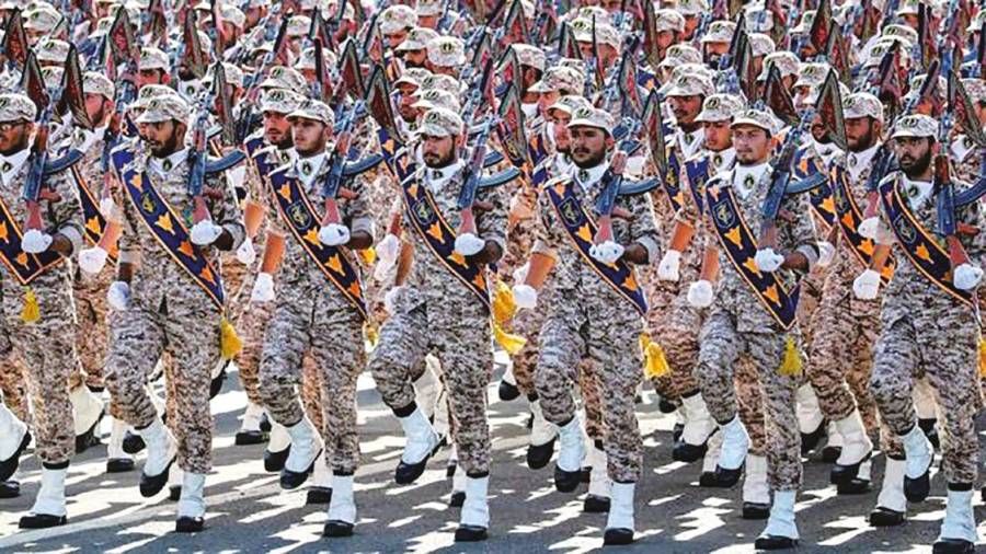 Guardia revolucionaria iraní.