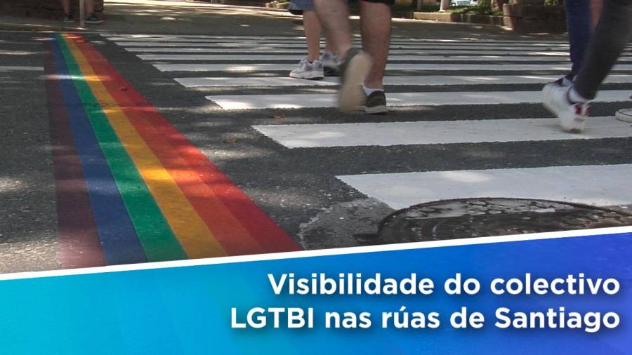 Visibilidade do colectivo LGTBI nas rúas de Santiago