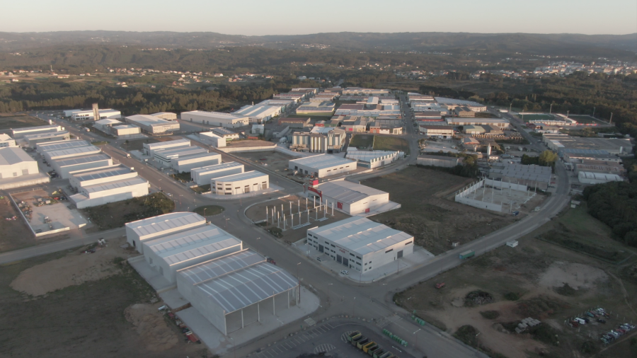Vista del polígono industrial de Bértoa, en el municipio de Carballo. Foto: Polígono de Carballo