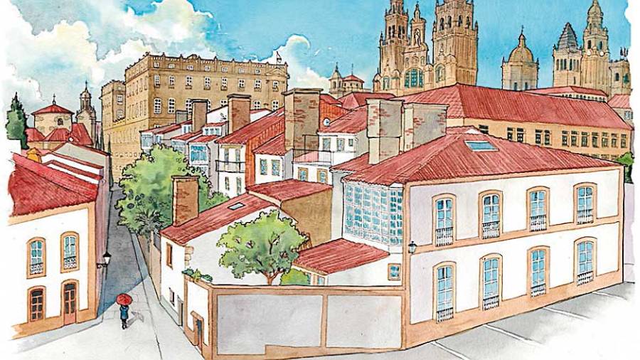 'Simplemente Santiago' abre Compostela Ilustrada