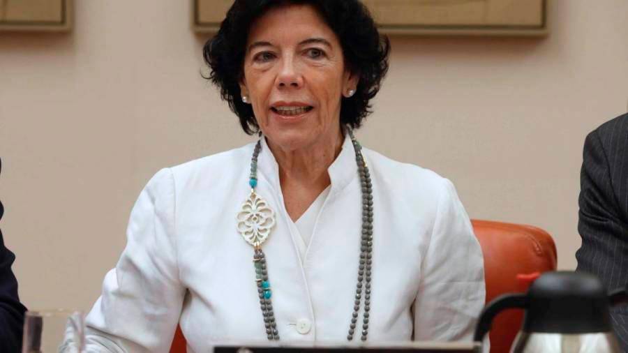 La ministra de Educación y Formación Profesional, Isabel Celaá FOTO: EFE/J.J.Guillen
