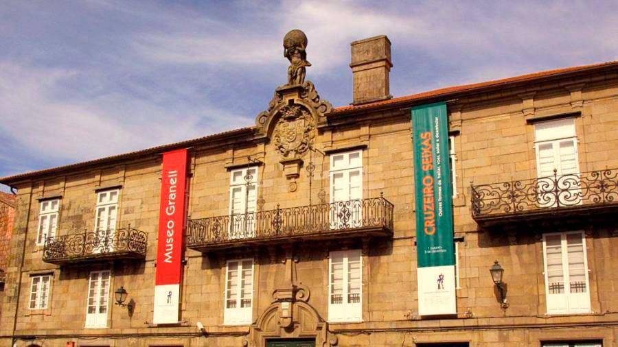 Fachada do Museo Granell en Santiago de Compostela