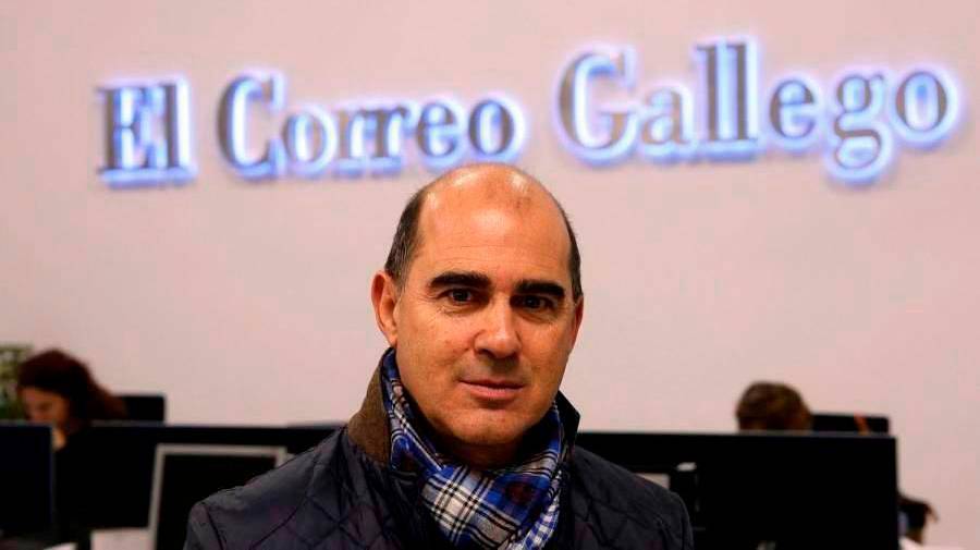 Antonio Quinteiro, en una visita a la sede de El CORREO GALLEGO. Foto: Antonio Hernández