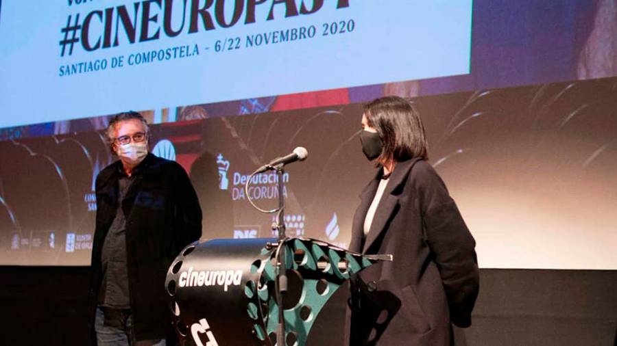 José Luis Losa y Mercedes Rosón en la inauguración de la edición 34 de Cineuropa