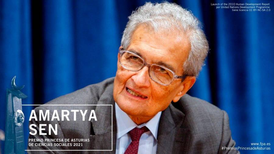 Amartya Sen, Premio Princesa por promover la justicia y la libertad