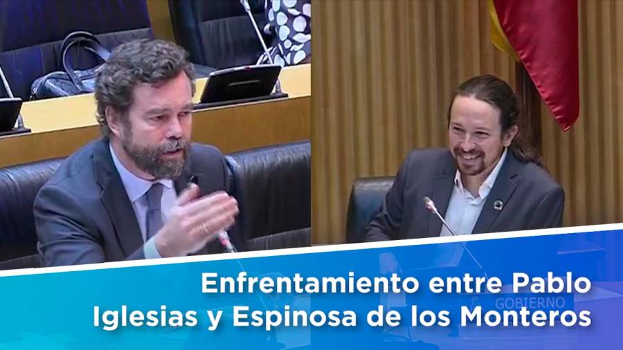 Enfrentamiento entre Pablo Iglesias y Espinosa de los Monteros