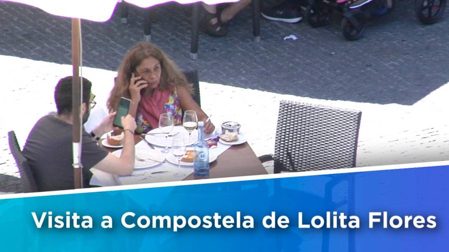 Visita a Compostela de Lolita