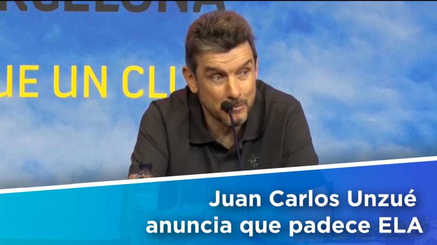 Juan Carlos Unzué anuncia que tiene ELA
