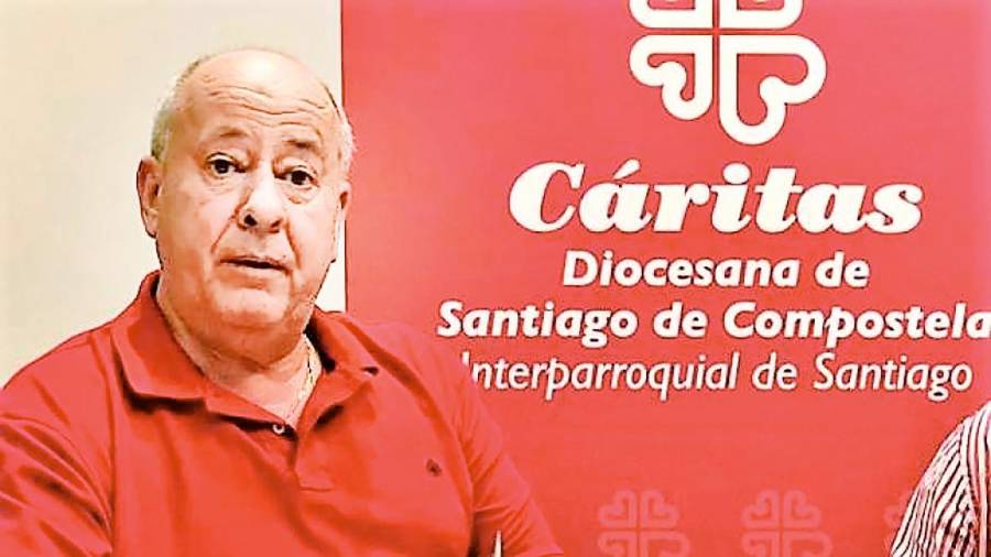 Luis Calviño Pueyo fue voluntario y también director de Cáritas Interparroquial en Santiago. Foto: Cáritas