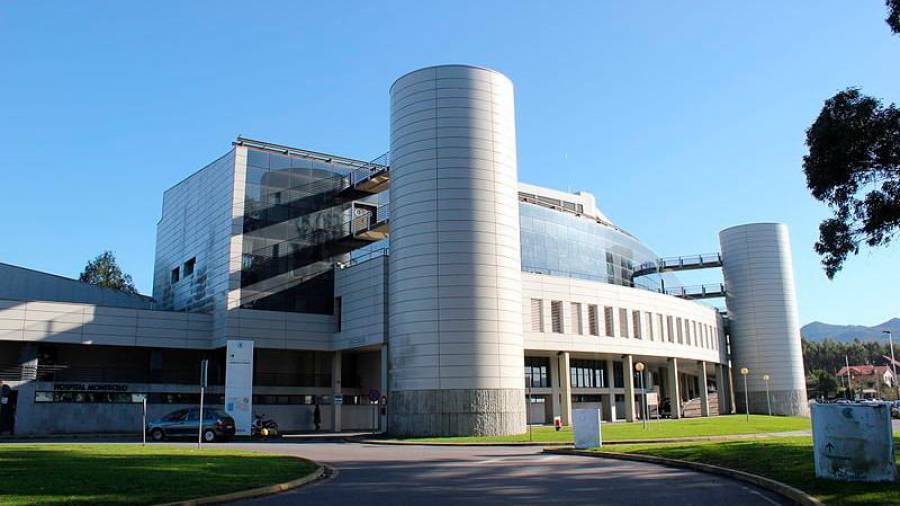 O hospital de Montecelo en Pontevedra, onde faleceu a vítima Foto:EP