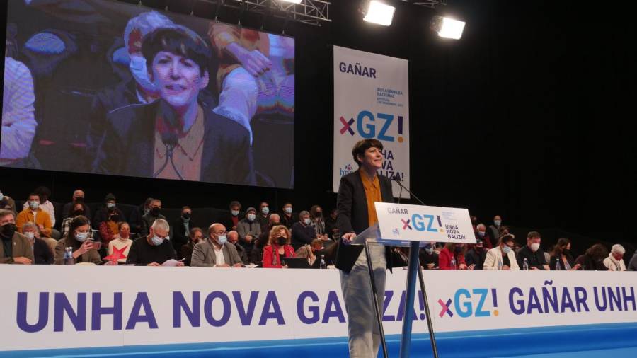 A portavoz nacional do BNG, Ana Pontón, na XVII Asemblea Nacional do BNG. ECG
