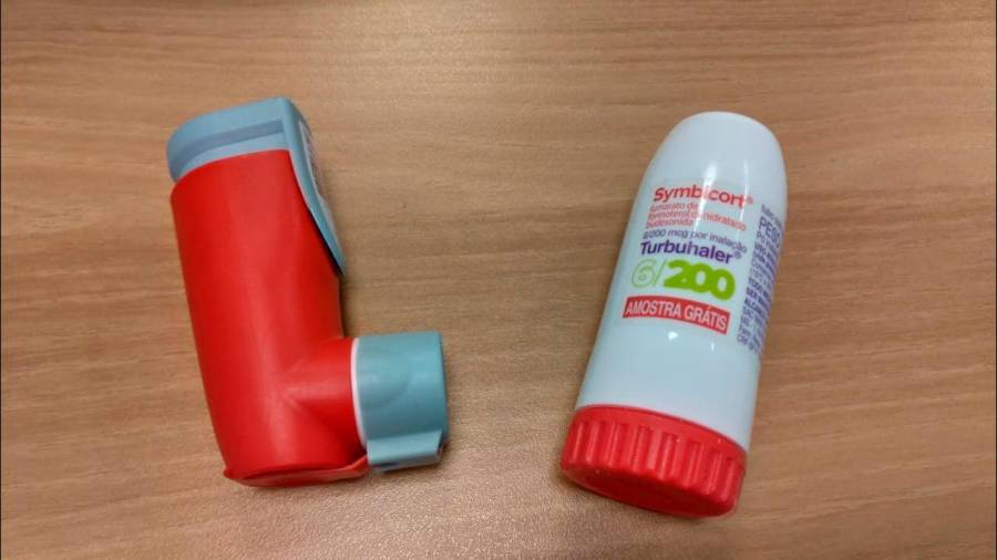 symbicort. Inhalador de AstraZeneca para enfermos de asma. Foto: ECG