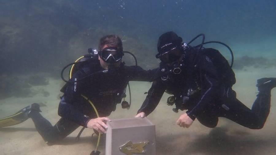 Crean en el Cantábrico un camino de peregrinación subacuático