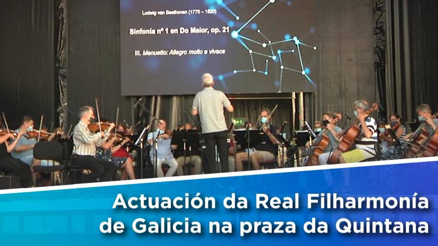 Actuación da Real Filharmonia de Galicia