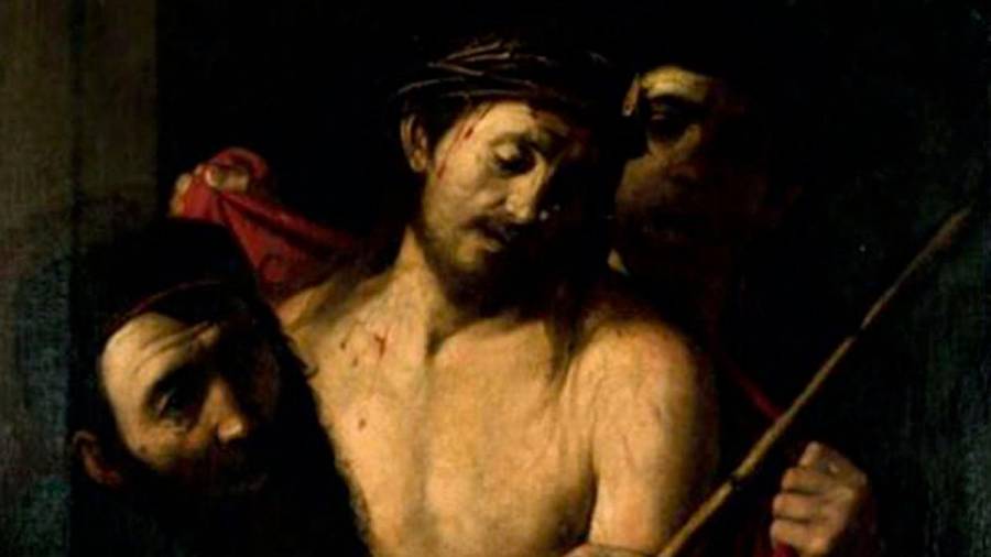 Cuadro titulado ‘Ecce Homo’ que ahora se atribuye a Caravaggio. Foto: Europa Press
