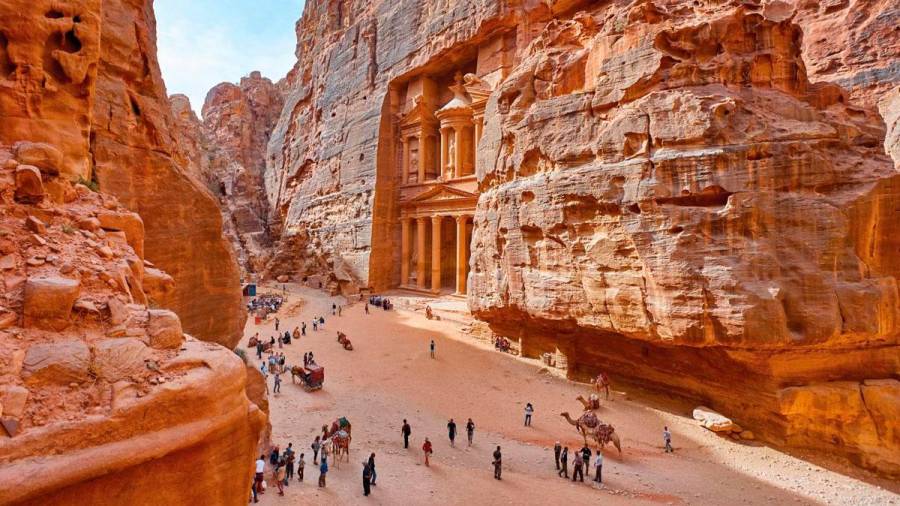 LA VISITA A PETRA es uno de los atractivos del viaje programado a Jordania. Foto: L. P. 