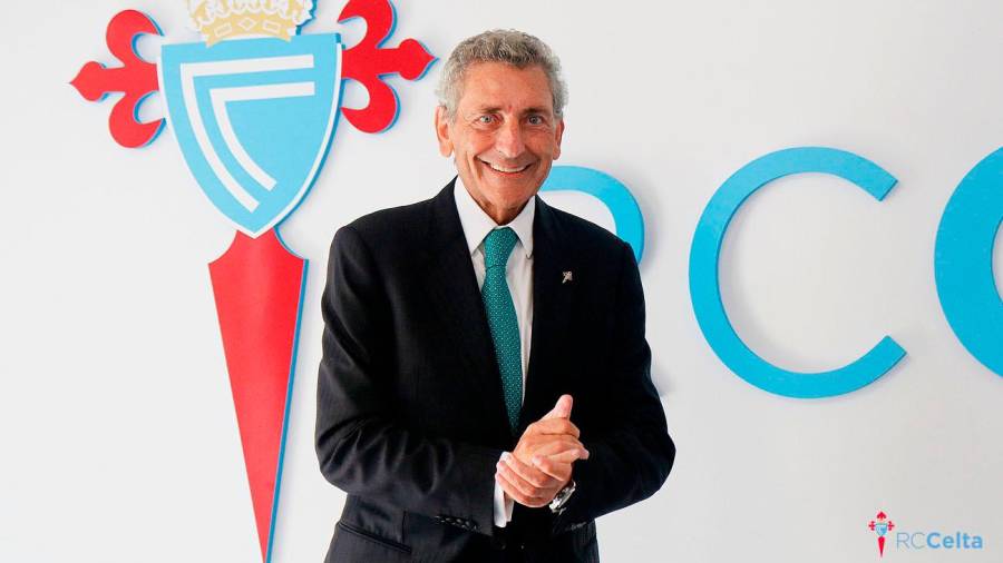 LARGA ETAPA Carlos Mouriño, presidente del Celta. Foto: RCCV