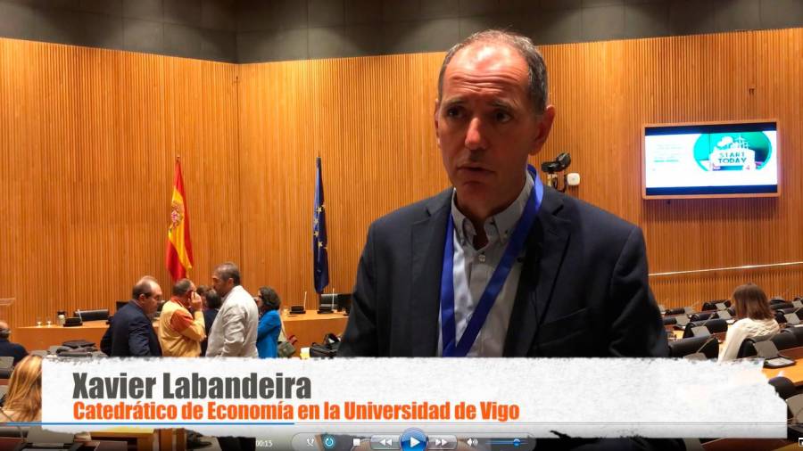 Xabier Labandeira, catedrático de Economía de la Universidade de Vigo. Foto: Fundación Alternativas