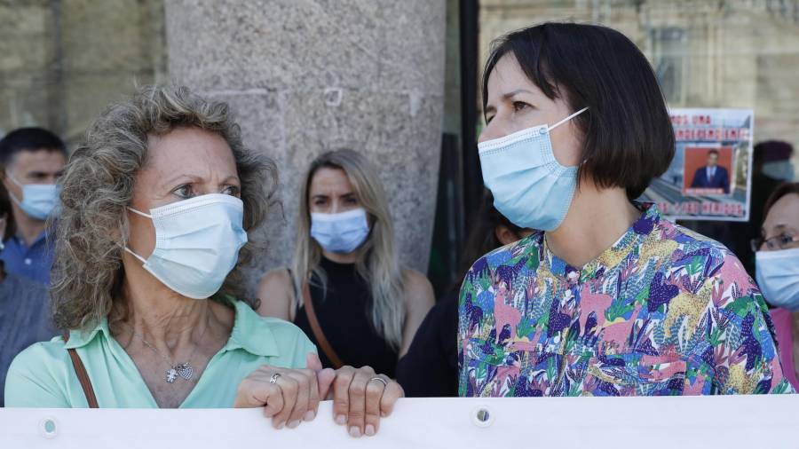Las víctimas de Angrois vuelven al Obradoiro siete años después del accidente